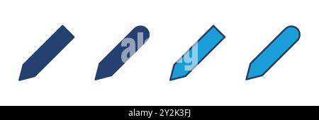 Pencil icon vector. pen symbol. edit icon vector Stock Vector