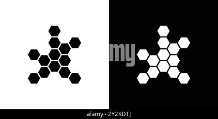 propolis icon linear logo mark set collection in black and white for web Stock Vector