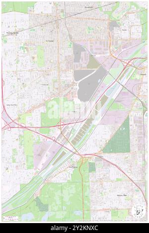 Hodgkins, Cook County, US, United States, Illinois, N 41 46' 8'', S 87 51' 28'', map, Cartascapes Map published in 2024. Explore Cartascapes, a map revealing Earth's diverse landscapes, cultures, and ecosystems. Journey through time and space, discovering the interconnectedness of our planet's past, present, and future. Stock Photo