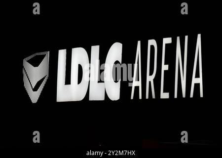 Lyon, France. 10th Sep, 2024. LDLC Arena sports hall in Lyon, France, on September 10, 2024. (Photo by Romain Doucelin/NurPhoto) Credit: NurPhoto SRL/Alamy Live News Stock Photo