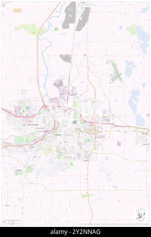 Mankato, Blue Earth County, US, United States, Minnesota, N 44 9' 32'', S 94 0' 32'', map, Cartascapes Map published in 2024. Explore Cartascapes, a map revealing Earth's diverse landscapes, cultures, and ecosystems. Journey through time and space, discovering the interconnectedness of our planet's past, present, and future. Stock Photo