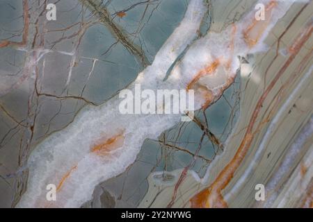 Elegant Rainbow Marble: Natural Texture and Colorful Patterns Stock Photo