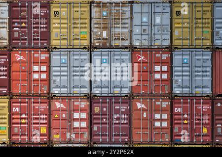 Nordsee, North Sea, Containerschiff, Container Ship, Burchardkai ...