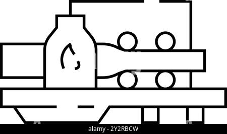 hot rolling steel production line icon vector illustration Stock Vector ...