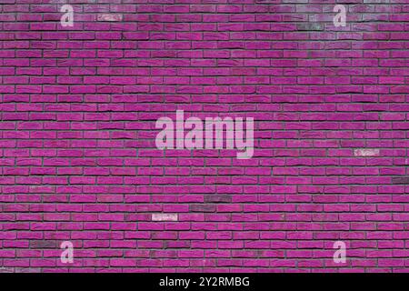 An old pink brick wall background Stock Photo