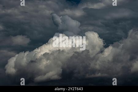 Dark and moody clouds forming a storm Stock Photo - Alamy