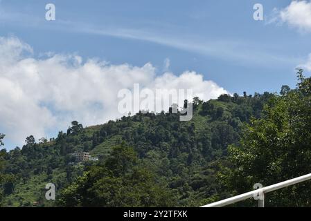 Shree Pancha Mahalaxmi Temple - Viral Temple in Sankhu - Hindu temple in Changunarayan, Nepal Stock Photo