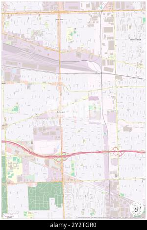 Bellwood, Cook County, US, United States, Illinois, N 41 52' 53'', S 87 52' 59'', map, Cartascapes Map published in 2024. Explore Cartascapes, a map revealing Earth's diverse landscapes, cultures, and ecosystems. Journey through time and space, discovering the interconnectedness of our planet's past, present, and future. Stock Photo