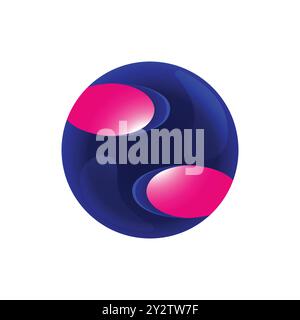 Modern Technology Business Logo Idea Stock Vector