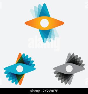 Modern Technology Business Logo Idea Stock Vector