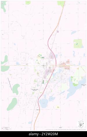 Cambridge, Isanti County, US, United States, Minnesota, N 45 34' 21'', S 93 13' 27'', map, Cartascapes Map published in 2024. Explore Cartascapes, a map revealing Earth's diverse landscapes, cultures, and ecosystems. Journey through time and space, discovering the interconnectedness of our planet's past, present, and future. Stock Photo