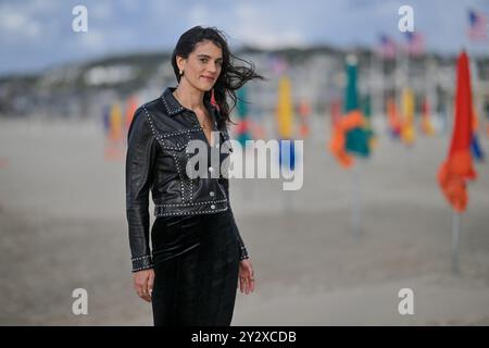 Deauville, France. 11th Sep, 2024. Emma Benestan attending a photocall during the 50th American Film Festival in Deauville, France on September 11, 2024. Photo by Julien Reynaud/APS-Medias/ABACAPRESS.COM Credit: Abaca Press/Alamy Live News Stock Photo