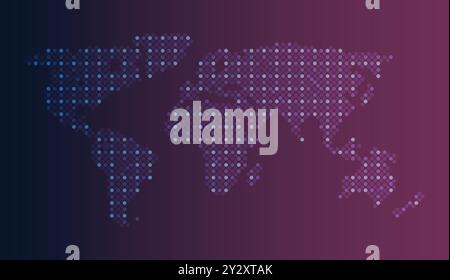 Dotted Map Design - Colorful World Map Stock Vector Image & Art - Alamy