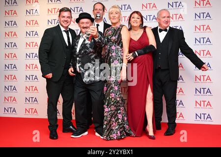 London, UK. 11 September 2024. The cast of Mrs Brown's Boys, winners of the Comedy Award attending the National Television Awards at the O2 Arena, London. Photo credit should read: Matt Crossick/Empics/Alamy Live News Stock Photo