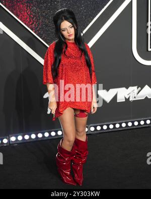 Elmont, United States. 11th Sep, 2024. Jessie Murph arrives on the red carpet at the 2024 MTV Video Music Awards 'VMA's' at the UBS Arena in Elmont, New York on Wednesday, September 11, 2024. Photo by Derek C. French/UPI Credit: UPI/Alamy Live News Stock Photo