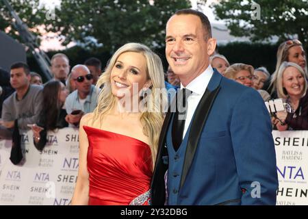 Lara Lewington and Martin Lewis, The National Television Awards, The O2, London, UK, 11 September 2024, Photo by Richard Goldschmidt Stock Photo