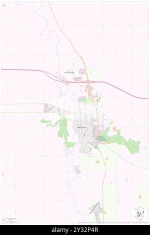 Blue Earth, Faribault County, US, United States, Minnesota, N 43 38' 14'', S 94 6' 7'', map, Cartascapes Map published in 2024. Explore Cartascapes, a map revealing Earth's diverse landscapes, cultures, and ecosystems. Journey through time and space, discovering the interconnectedness of our planet's past, present, and future. Stock Photo