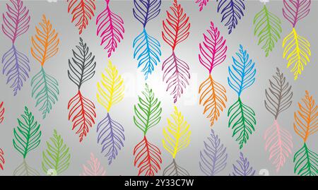 wallpaper design art and printable Stock Vector