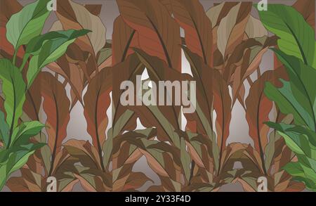 wallpaper design art and printable Stock Vector