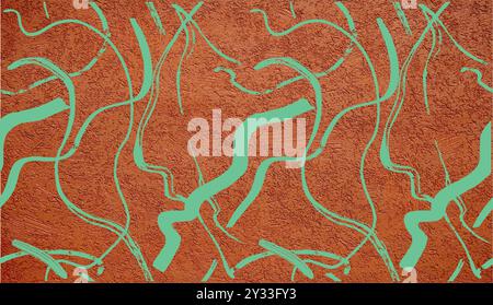 wallpaper design art and printable Stock Vector