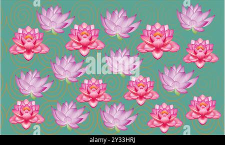 wallpaper design art and printable Stock Vector
