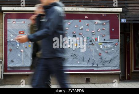 News - Reportage - Katastrophale Situation in der Altstadt von Nürnberg. Wirtschaftskrise. Dutzende Geschäfte geschlossen - in Nürnberg , Bayern , Deutschland . September 12, 2024 - Photo: Ipa Photo Pressefoto DENL Stock Photo