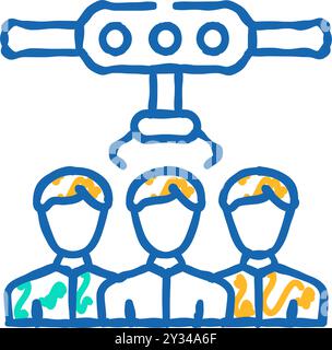 headhunting employee icon doodle illustration Stock Vector Image & Art ...