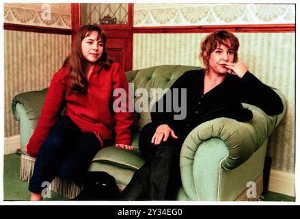 CHARLOTTE CHURCH, CHILD STAR, PORTRAIT, 1998: A very early portrait of 12-year-old Charlotte Church just after the release of her debut 'Voice Of An Angel' album with her mother Marie Church at her Welsh childhood home in Gabalfa, Cardiff, Wales, UK on 16 November 1998. Photo: Rob Watkins. INFO: Charlotte Church, a Welsh singer and actress, achieved fame as a classical crossover artist in her youth. Known for her angelic voice, she transitioned to pop and released albums like 'Tissues and Issues,' showcasing her versatility. Church's career spans music, TV, and film, reflecting her diverse tal Stock Photo