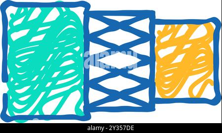 low voltage cables icon doodle illustration Stock Vector Image & Art ...