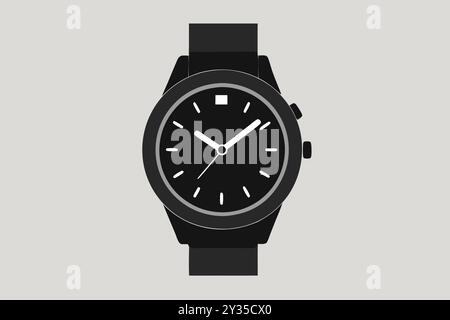 Wrist Watch Vector Design illustration isolated on a white background. Stock Vector