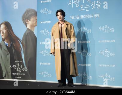 Lee Jong-hyun of South Korean boy group CNBlue attends a press
