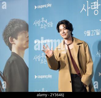 Lee Jong-hyun of South Korean boy group CNBlue attends a press