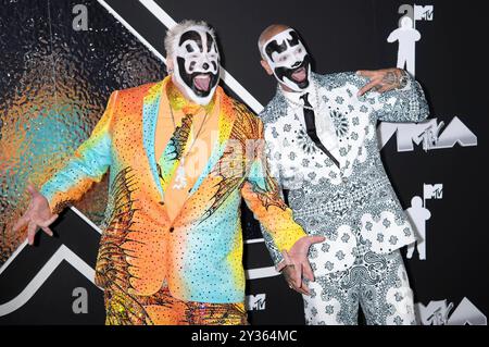 Violent J und Shaggy 2 Dope von Insane Clown Posse, bei der Verleihung der MTV Video Music Awards 2024 at UBS Arena, New York, 11.09.2024 *** Violent J and Shaggy 2 Dope by Insane Clown Posse, at the MTV Video Music Awards 2024 at UBS Arena, New York, 11 09 2024 Foto:xB.xHinex/xFuturexImagex mtv awards 4763 Stock Photo