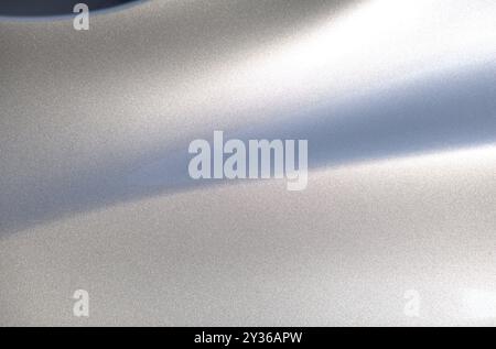 Brushed metal sheet of a car Stock Photo