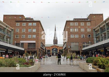 Upper Precinct in the city centre of Coventry Stock Photo