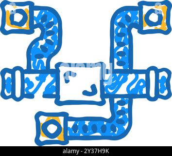 ductwork ventilation icon doodle illustration Stock Vector Image & Art ...