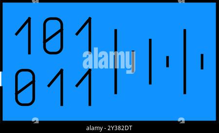 voice binary code color icon vector illustration Stock Vector Image ...
