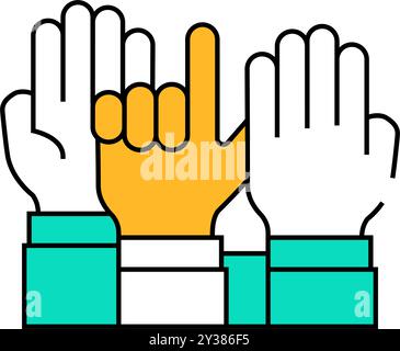 disabled voting booth icon color illustration Stock Vector Image & Art ...