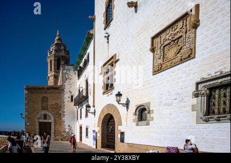 Cau Ferrat, Sitges, Barcelona, Catalonia, Spain. October 2023 Stock Photo