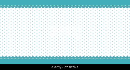 a blue background with a pattern of small star dot isolated white backgrounds for baby card, baby shower invitation, decoration event birthday Stock Vector