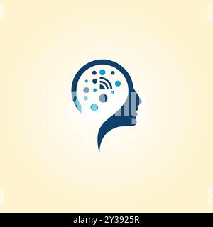 Technology and Science Business Company Brand Logo Idea Stock Vector