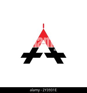 Creative Modern Business and Marketing Letter A Logo Stock Vector