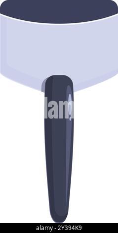 Car ice scraper removing ice or snow from a windshield on a cold winter day Stock Vector
