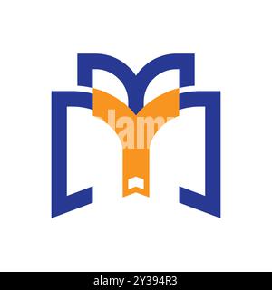 Educational business and Organization logo design idea Stock Vector