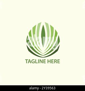 ECO environment Natural Logo Shape Stock Vector