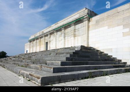 Zeppelinfeld Nürnberg Zeppelin Field Nazi Tribune Grandstand Stadium, Nuremberg Germany Europe Stock Photo