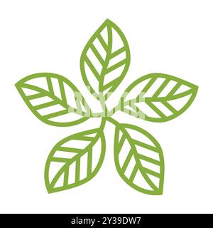 ECO environment Natural Logo Shape Stock Vector
