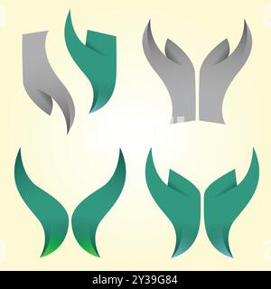 Technology and Science Business Company Brand Logo Idea Stock Vector