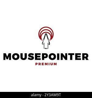 Mouse Pointer Icon Vector Logo Template Illustration Design Stock Vector