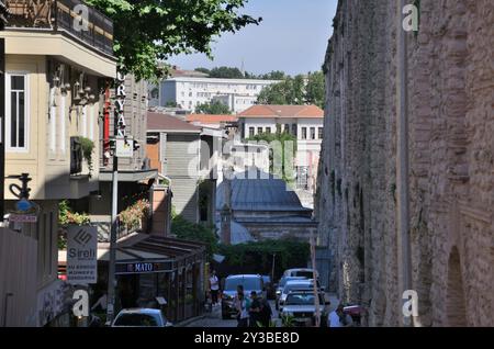 Valens aqueduct, Fatih, Istanbul, Turkey, Europe-Asia Stock Photo